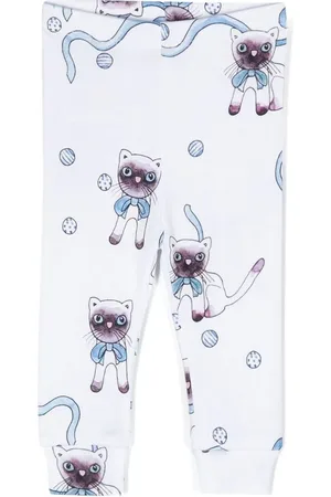 Mini Rodini Leggings med grafisk tryk