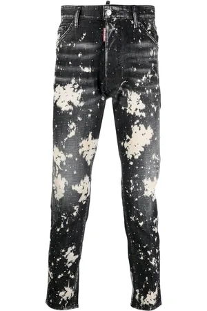 Dsquared2 Denimjeans med malingssprøjt