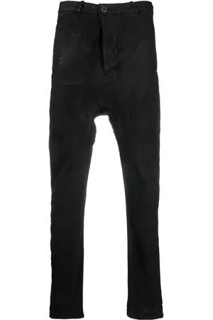 11 BY BORIS BIDJAN SABERI Jeans med smal pasform og slitageeffekt