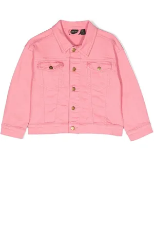 Mini Rodini Denimjakke med knaplukning