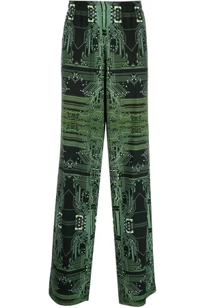 Vetements Cyber Fluid bukser med brede ben
