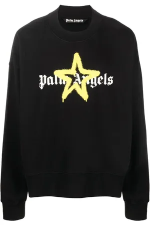 Palm Angels Sweatshirt med sprayet stjerne-tryk