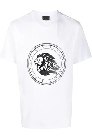 BILLIONAIRE Kortærmet T-shirt med flock-tekstur og logo