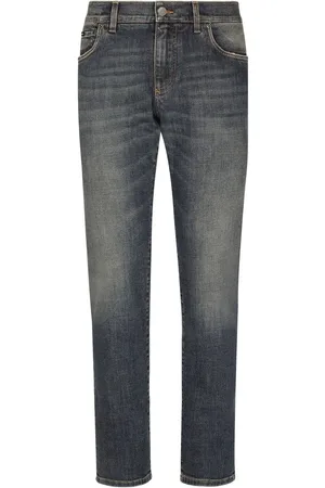 Dolce & Gabbana Logo-appliqué skinny jeans