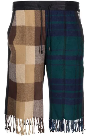 Marine Serre Skotskternede shorts