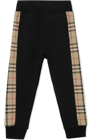 Burberry Joggingbukser med vintage-ternet panel