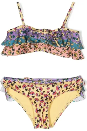 ZIMMERMANN Blomstret bikinisæt med flæser