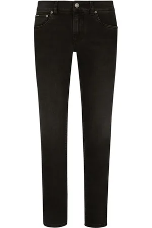 Dolce & Gabbana Logo-appliqué skinny jeans