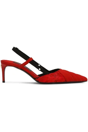Dolce & Gabbana Slingback-pumps i korsetstil