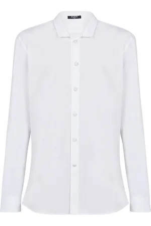 Balmain Skjorte i poplin med smal pasform