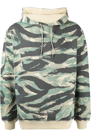 Maharishi Mænd Strik - Camouflage-print cotton hoodie