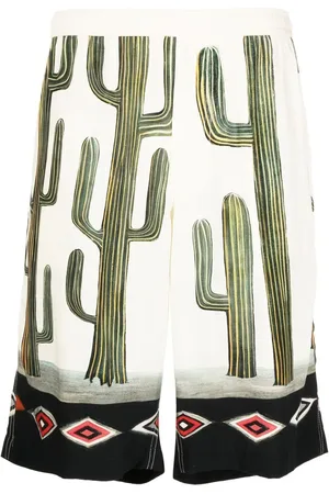 Endless Joy Rayon-shorts med grafisk tryk
