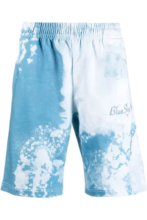 BLUE SKY INN Træningsshorts med batiktryk