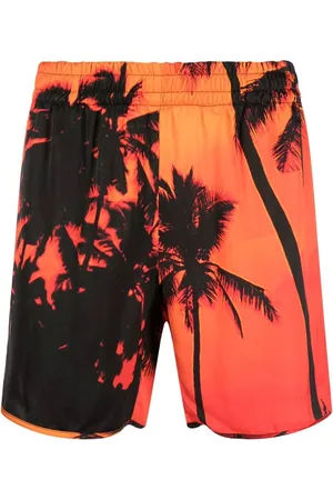 BLUE SKY INN Badeshorts med palmetryk
