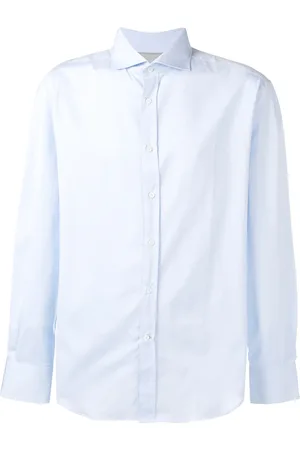 Brunello Cucinelli Skjorte med spread-krave
