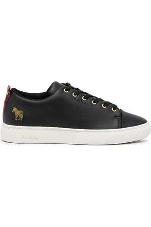 Paul Smith Sneakers med zebra-mærke og snøre