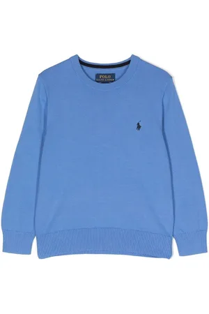 Ralph Lauren Strikket sweater med logo-broderi