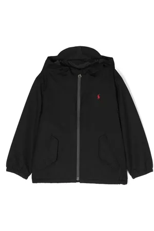Ralph Lauren Jakke med broderet pony og hætte