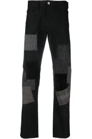 JUNYA WATANABE Jeans med lige ben og patchwork-detalje