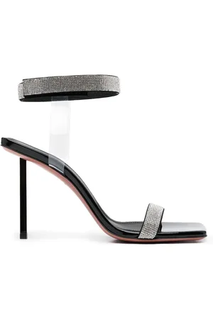 Amina Muaddi Rih 95mm sandaler med krystaludsmykning