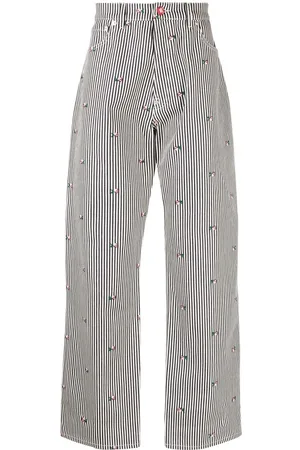 Kenzo Jeans med lige ben og blomstertryk