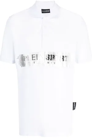 Philipp Plein Kortærmet polo med logotryk