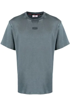 GCDS Overfarvet T-shirt med logo