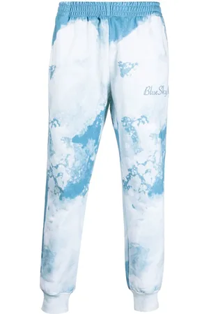 BLUE SKY INN Joggingbukser med batiktryk
