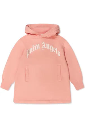 Palm Angels Kjole med hætte og logotryk