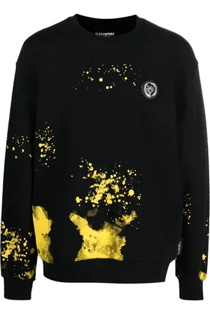 Philipp Plein Sweatshirt med maling-effekt