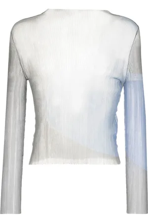 ECKHAUS LATTA Watercolor top med lange ærmer