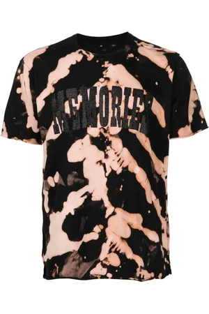 Stain Shade X Hiroshi Fujiwara T-shirt med bleget effekt