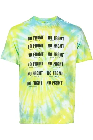 Stain Shade X Hiroshi Fujiwara T-shirt med batiktryk