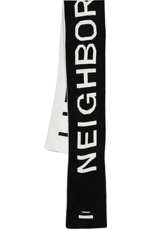 NEIGHBORHOOD Mænd Tørklæder - Intarsia-knit logo scarf
