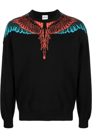 MARCELO BURLON Icon Wings T-shirt med lange ærmer
