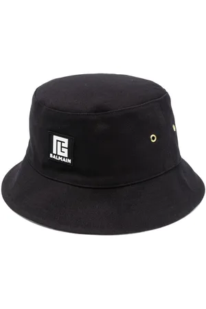 Balmain Mænd Hatte - Logo-patch cotton bucket hat