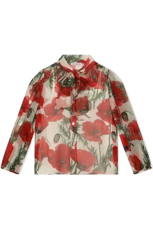 Dolce & Gabbana Skjorte med blomstertryk