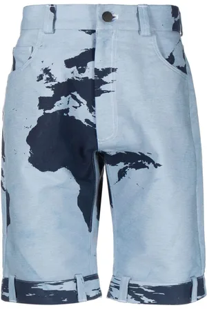 Stain Shade Bermuda-shorts med abstrakt tryk