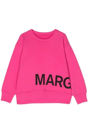 Maison Margiela Sweatshirt med rund hals og logotryk