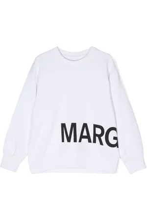 Maison Margiela Sweatshirt med rund hals og logotryk