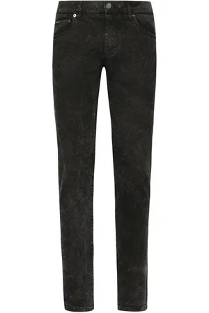 Dolce & Gabbana Skinny-jeans med marmoreffekt