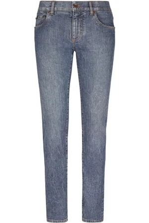 Dolce & Gabbana Logo-appliqué skinny jeans