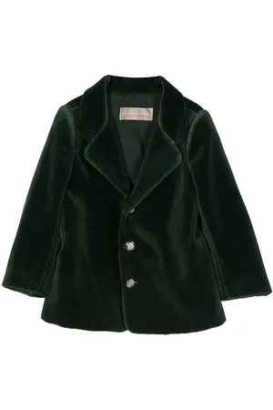 LA STUPENDERIA Enkeltradet blazer i velour