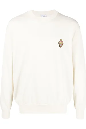 MARCELO BURLON Sunset Cross trøje med rund hals