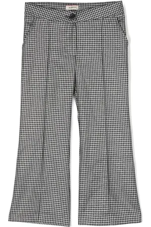 Pinko Houndstooth-mønstrede bukser med svaj