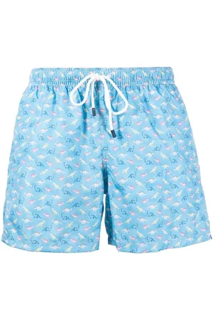 FEDELI Badeshorts med dinosaur-tryk