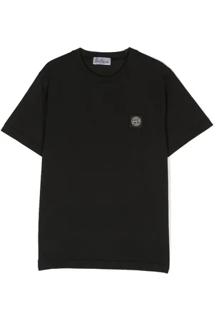 Stone Island Kortærmet T-shirt med logomærke