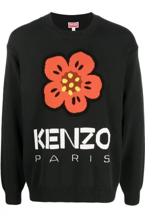 Kenzo Intarsiastrikket Boke Flower trøje