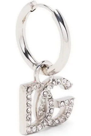 Dolce & Gabbana Krystalbesat hoop-ørering