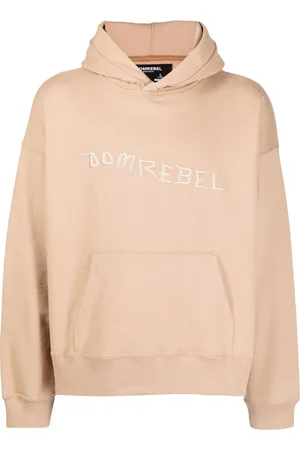 DOMREBEL Caveman hættetrøje med broderet logo